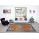 Vintage Oriental Rug, Ca 1960, Handmade Turkish Tribal Carpet