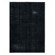 Contemporary Large Area Rug in Black for Living Room, Bedroom & Dining Room, Hand-Knotted in Turkey