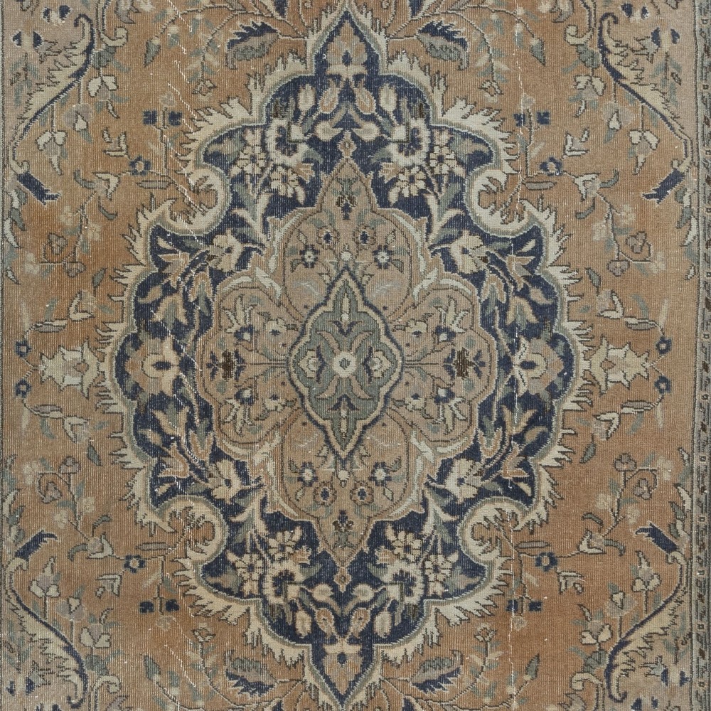 One of a Kind Vintage Tribal Rug, Handmade Turkish Carpet, Ca 1960