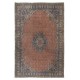 One of a Kind Hand Knotted Vintage Area Rug, Traditional Turkish Carpet