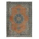 Vintage Handmade Oriental Rug for Country Homes, Tribal, Traditional Interiors, 100% Wool