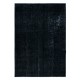 Plain Black Over-Dyed Turkish Area Rug, Handmade Vintage Large Carpet for Living Room Decor