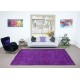 Hand Made Modern Large Turkish Bohem Rug in Purple for Living Room