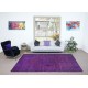 Handmade Turkish Area Rug in Purple & Violet Colors, Ideal for Contemporary Interiors