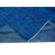 Plain Solid Blue Handmade Turkish Rug for Living Room, Entrance, Bedroom, Dining Room & Kids Room