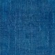 Plain Solid Blue Handmade Turkish Rug for Living Room, Entrance, Bedroom, Dining Room & Kids Room