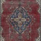 Vintage Handmade Oriental Rug for Country Homes, Tribal, Traditional Interiors