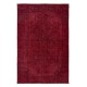 Unique Handmade Burgundy Red Rug for Living Room, Modern Turkish Carpet for Dining Room