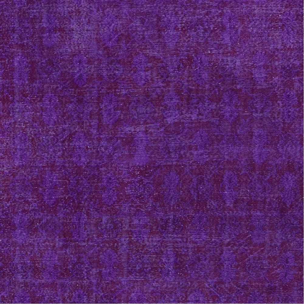 Large Modern Handmade Turkish Wool Area Rug in Boysenberry & Violet Purple Colors