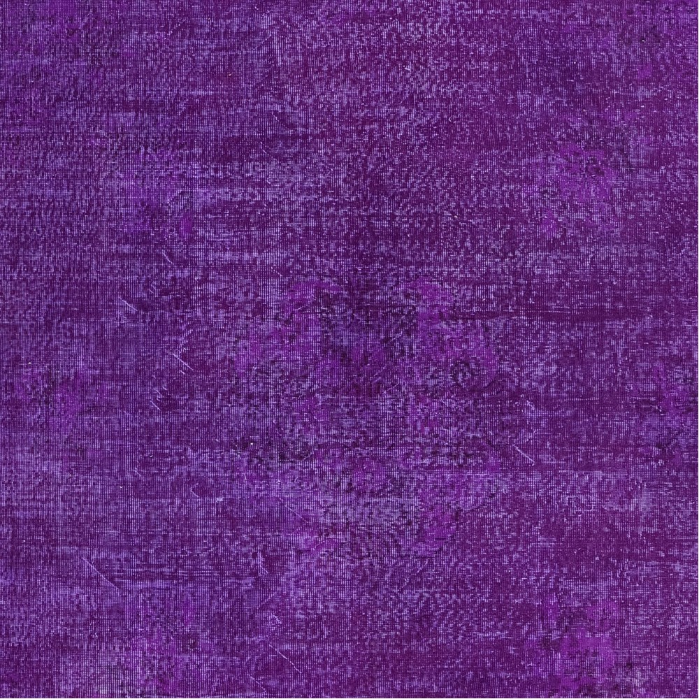 Plain Purple Unique Handknotted Large Rug. Modern Turkish Carpet. Bohemian Rug for Living Room