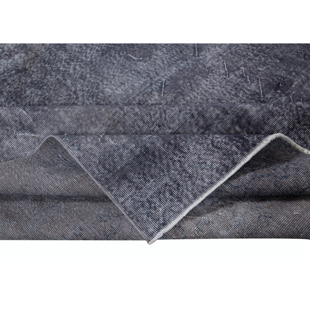 Handmade Turkish Large Area Rug in Gray Tones, Ideal for Modern Home and Office Decor