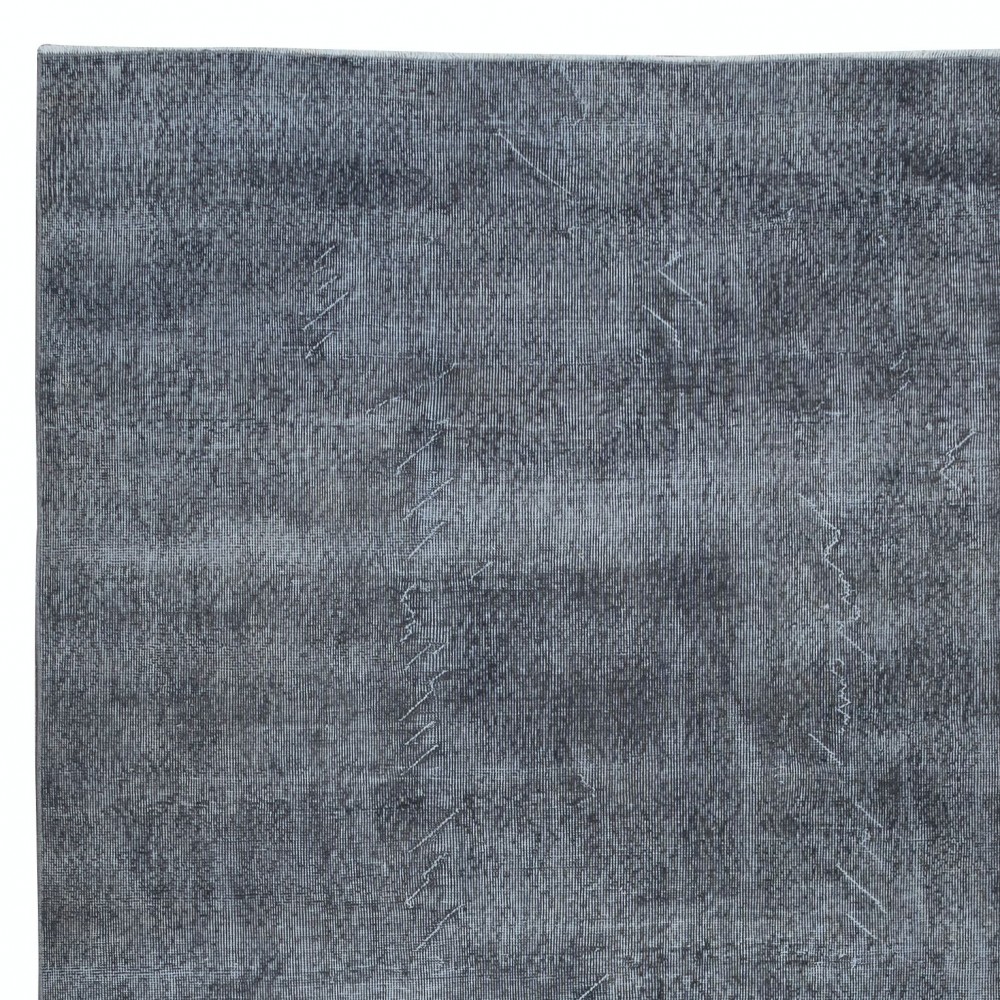Handmade Turkish Large Area Rug in Gray Tones, Ideal for Modern Home and Office Decor