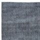 Handmade Turkish Large Area Rug in Gray Tones, Ideal for Modern Home and Office Decor