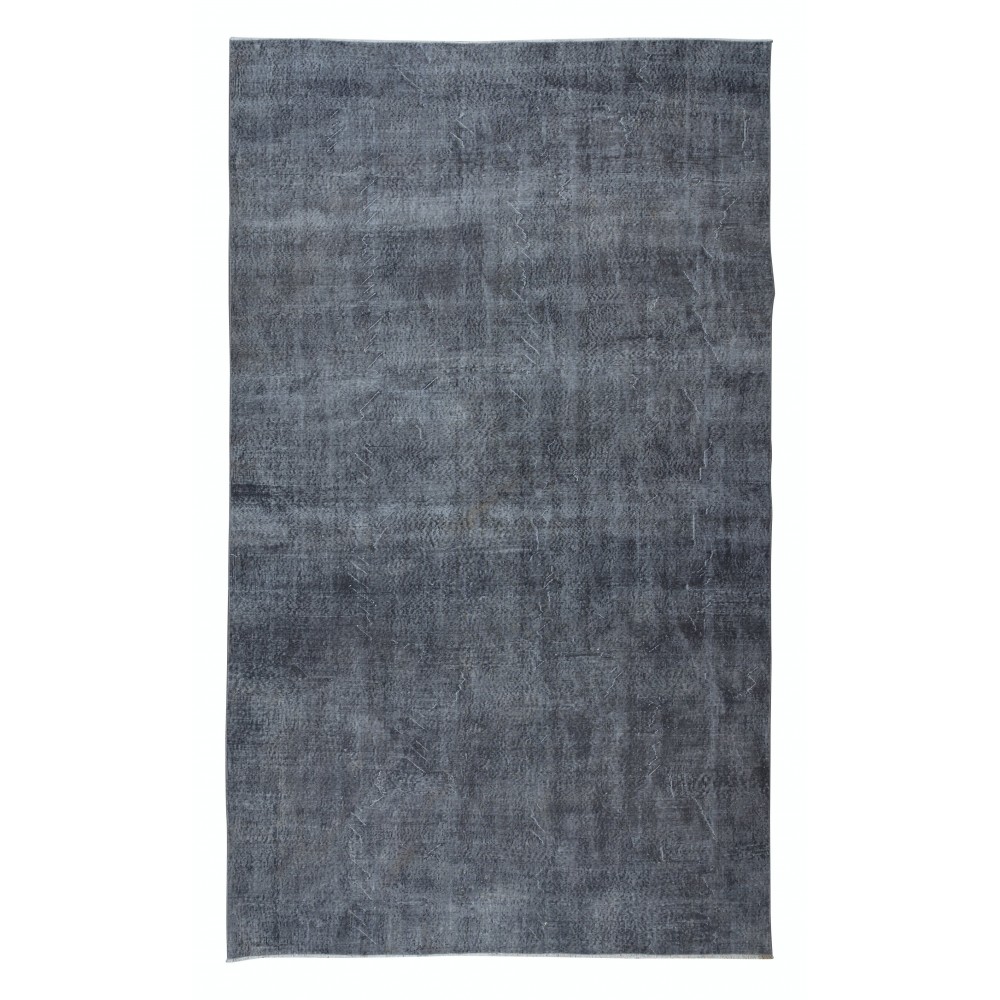 Handmade Turkish Large Area Rug in Gray Tones, Ideal for Modern Home and Office Decor