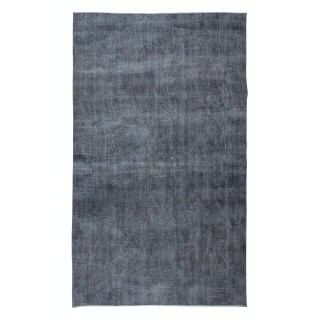 Handmade Turkish Large Area Rug in Gray Tones, Ideal for Modern Home and Office Decor