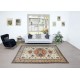 Vintage Turkish Rug, Handmade Carpet with Medallion, 100% Wool
