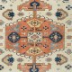 Vintage Turkish Rug, Handmade Carpet with Medallion, 100% Wool
