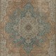 One-of-a-Kind Vintage Oriental Rug, Handmade Turkish Carpet with Medallion Design