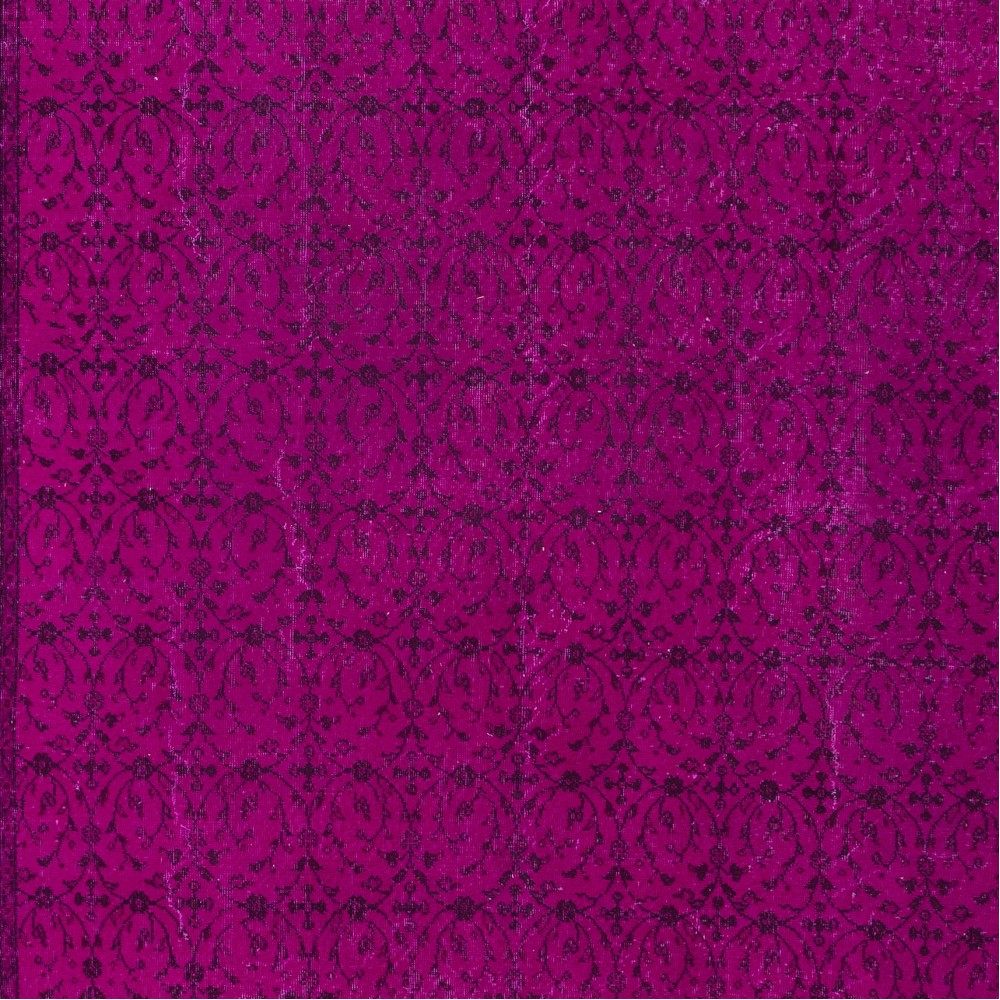 Decorative Pink Large Rug for Modern Interiors, Handmade in Turkey