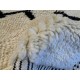New Handmade "Tulu" Rug, 100% Natural Un-Dyed Wool, Beige & Black Colors