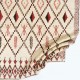 Modern Moroccan Tulu Rug in Beige, Red & Brown. 100% Wool. Made-to-order, Customizable