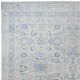 New Turkish Oushak Rug, 100% Wool, Hand-Knotted Ushak / Turkey, Oversize Carpet, Dull Chine Blue, Mid Blue & Beige colors, Custom Options Available