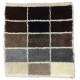Natural Un-Dyed Wool "Tulu" Sample Rug & Natural Wool Sample Yarns