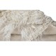 Minimalist Angora "Tulu" Runner Rug Made of Natural Mohair Wool, Anatolian Shaggy Narrow Corridor Carpet