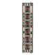 Flatweave Colorful Narrow Runner Kilim, Hand-Woven Geometric Turkish Hallway Rug