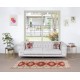 Handmade Turkish Rug in Red & Beige, Small Hallway Runner, 100% Wool