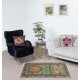 Vintage Turkish Ladik Prayer Rug, Handmade Door Mat, Wall Hanging