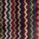 Colorful Handmade Tulu Rug, Zig Zag Design Modern Bespoke Carpet, 100% Wool