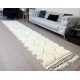 Modern Hand Knotted Tulu Runner Rug for Hallway, Stair and Kitchen. Custom Options Available