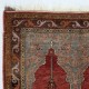 Handmade Turkish Prayer Rug. Ramadan Gift. Vintage Red Color Prayer Mat. 100% Wool