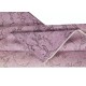 Vintage Handmade Bohemian Style Area Rug redyed in Purple Color for contemporary interiors
