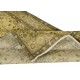 Handmade Floral Patterned Turkish Rug in Yellow Color, Contemporary Anti-bacterial Floor Covering