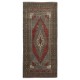 Vintage Turkish Oriental Rug. Ca 1960. One of a kind Handmade Tribal Rug. 100% Wool