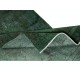 Contemporary Handmade Turkish Accent Rug in Dark Green. Woolen Floor Covering