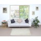 Flat-weave Wool Kilim Rug, Plain Cream Blanket, New Bedspread, Kurdish Tablecloth