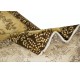 Modern Area Rug Over-Dyed in Yellow, Hand Knotted in Turkey