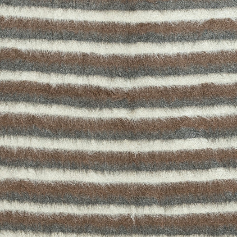 Flatweave Wool Kilim Rug. Kurdish Blanket. New Bed Cover. Striped Throw. Wall Hanging