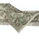Contemporary Handmade Turkish Accent Rug in Light Green Color, Woolen Floor Covering
