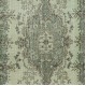 Contemporary Handmade Turkish Accent Rug in Light Green Color, Woolen Floor Covering