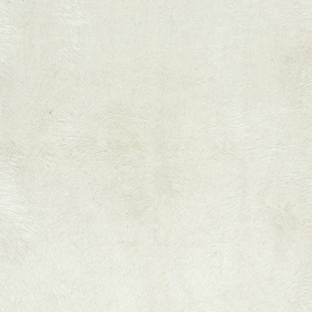 Flat-weave Kilim Rug made of goat's wool, Plain Cream Bed Cover, New Blanket, Wall Hanging
