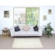Flat-weave Kilim Rug made of goat's wool, Plain Cream Bed Cover, New Blanket, Wall Hanging