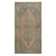 Vintage Handmade Turkish Oriental Rug for Country Homes, Rustic & Tribal Interiors. 100% Wool