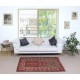 Hand-Woven Turkish Kilim. 100% Wool. Vintage Flat-Weave Rug