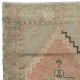 Vintage Turkish Oriental Rug. Ca 1960. One of a kind Handmade Village Rug. 100% Wool