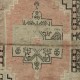 Vintage Turkish Oriental Rug. Ca 1960. One of a kind Handmade Village Rug. 100% Wool