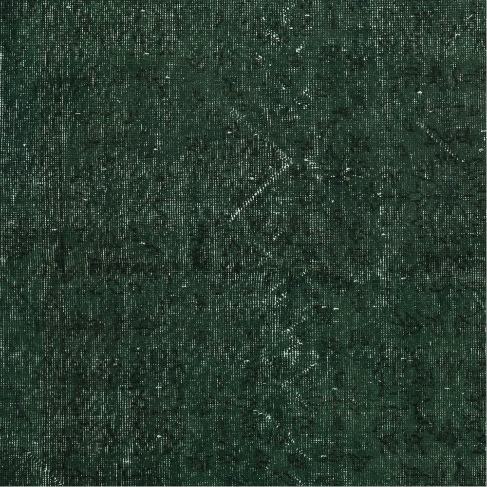 Dark Green Handmade Accent Rug from Turkey. Great 4 Modern Interiors